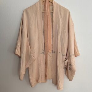 Elegant Peach Kimono Jacket